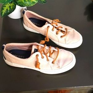 Pink Sperry Sneakers